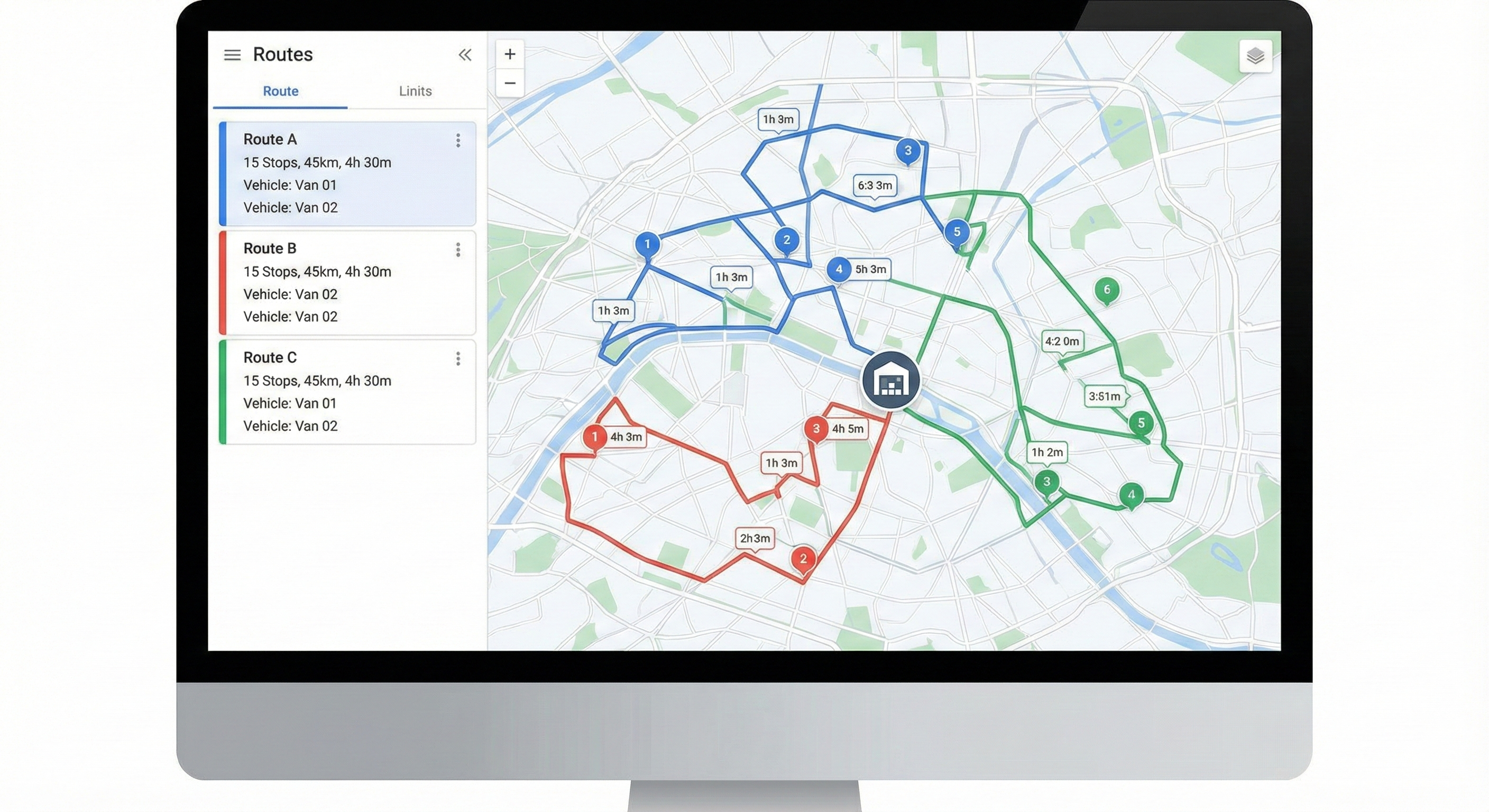 Route Optimization Map