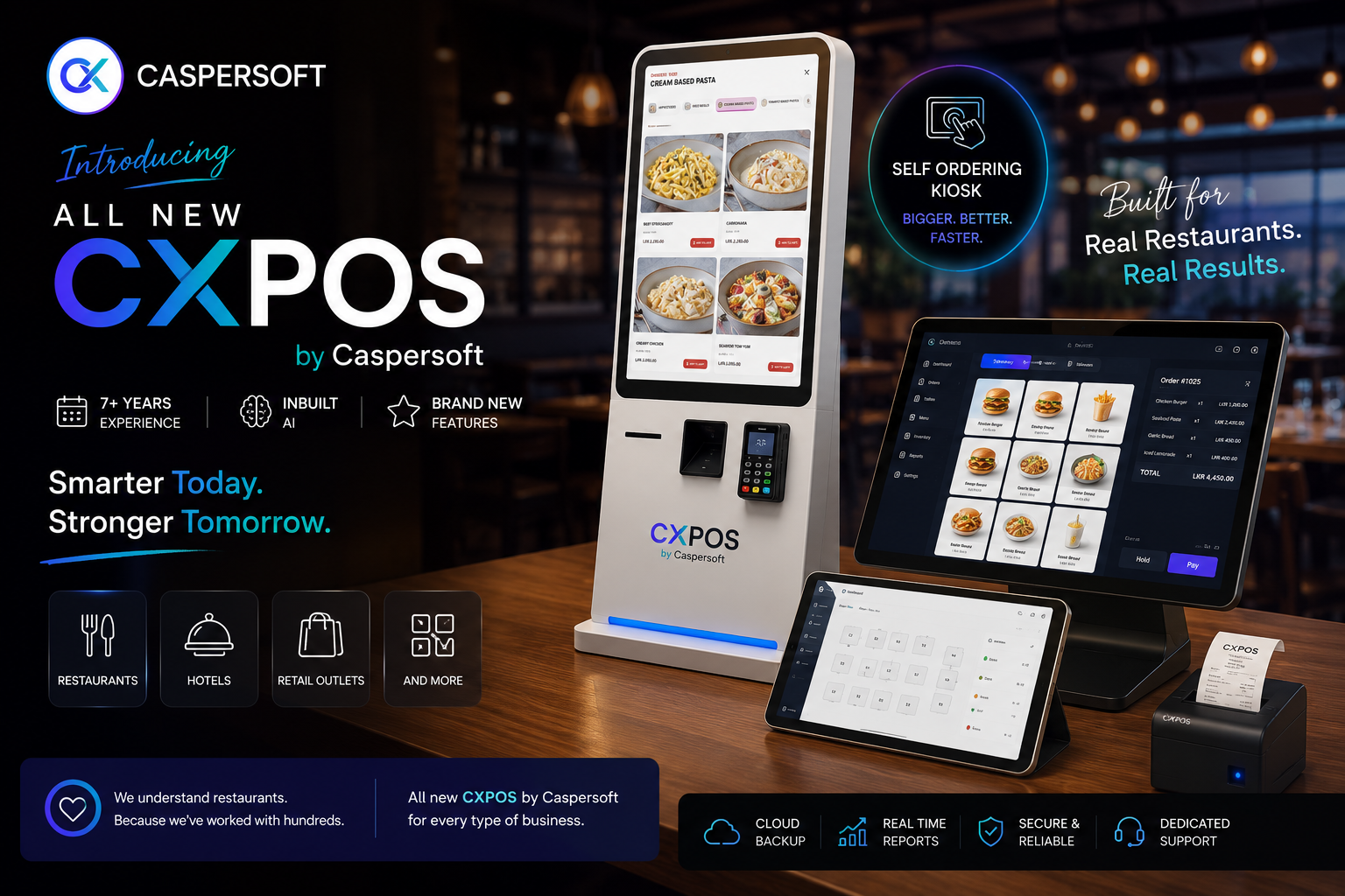 All-new CXPOS by Caspersoft launch artwork